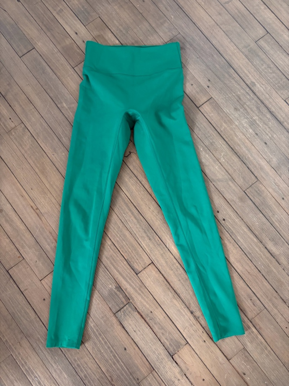 girlfriend collective Green High-Waist Leggings
